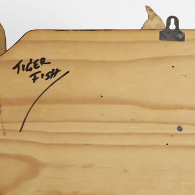Lot 444 - Taxidermy: a tiger fish fishing trophy