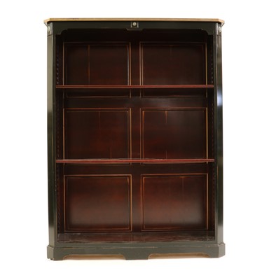 Lot 334 - An Empire-style ebonised bookcase by Roche Bobois