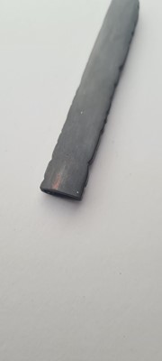 Lot 90 - A Japanese bronze tsuba and a kozuka