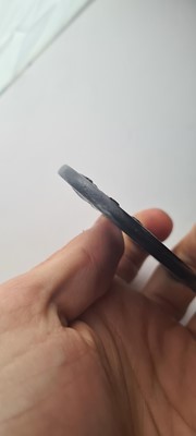 Lot 90 - A Japanese bronze tsuba and a kozuka