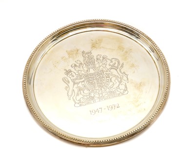 Lot 26 - A limited edition silver salver