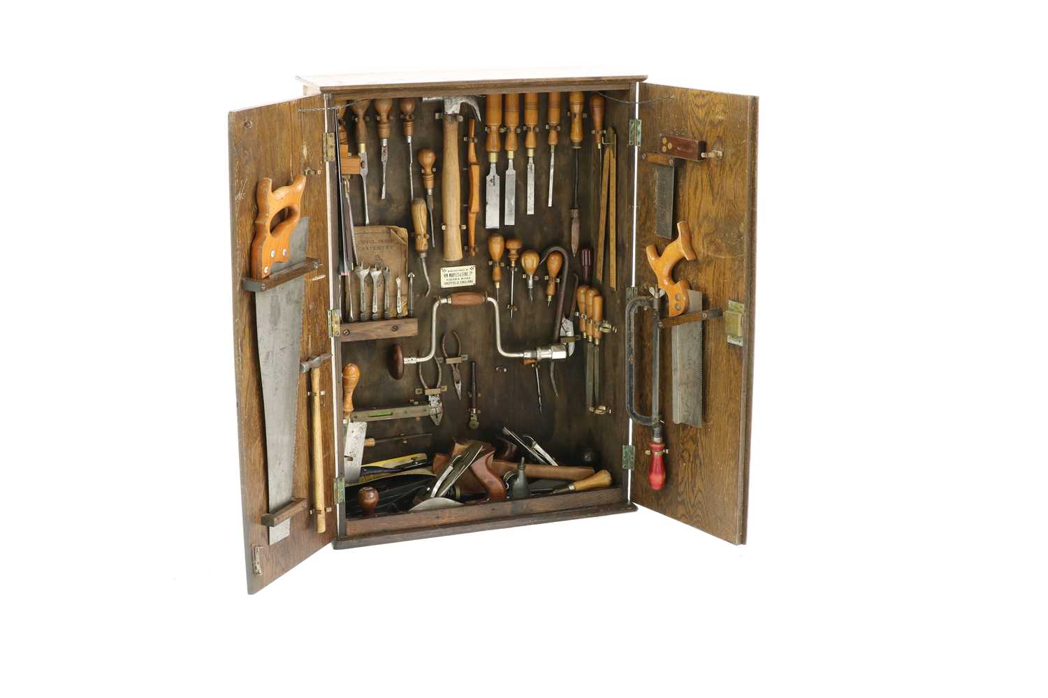 Lot 408 - A Marples tool cabinet