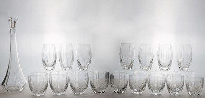 Lot 247 - A collection of Baccarat crystal glass 'Neptune' pattern items