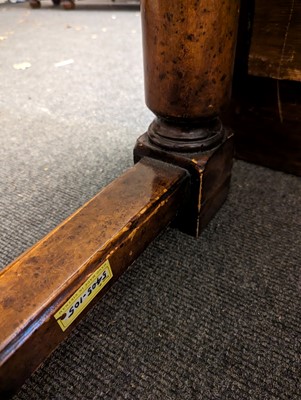 Lot 396 - A pollard oak refectory table by Theodore Alexander