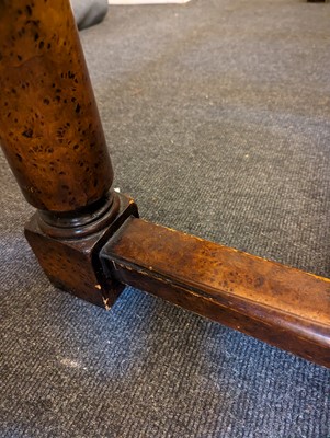 Lot 396 - A pollard oak refectory table by Theodore Alexander