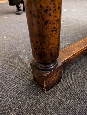 Lot 396 - A pollard oak refectory table by Theodore Alexander