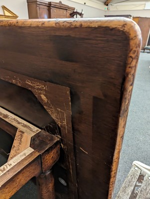 Lot 396 - A pollard oak refectory table by Theodore Alexander