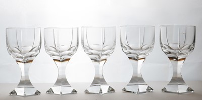 Lot 248 - A Baccarat crystal glass 'Mercure' pattern part table service