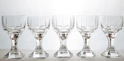 Lot 248 - A Baccarat crystal glass 'Mercure' pattern part table service