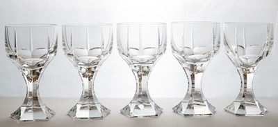 Lot 248 - A Baccarat crystal glass 'Mercure' pattern part table service