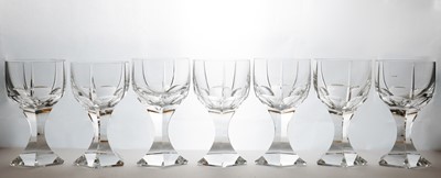 Lot 248 - A Baccarat crystal glass 'Mercure' pattern part table service