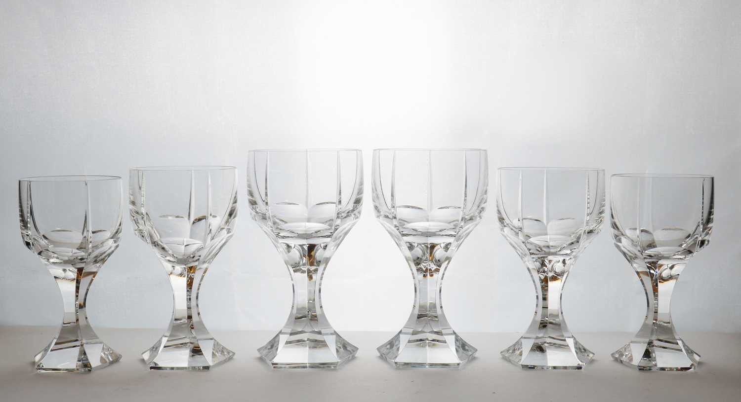 Lot 248 - A Baccarat crystal glass 'Mercure' pattern part table service