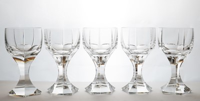 Lot 248 - A Baccarat crystal glass 'Mercure' pattern part table service