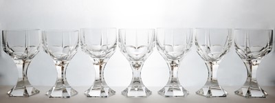 Lot 248 - A Baccarat crystal glass 'Mercure' pattern part table service