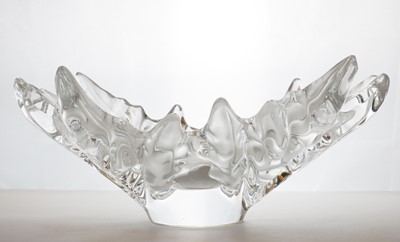 Lot 244 - A Lalique glass Champs-Elysées bowl