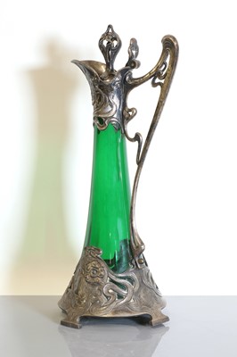 Lot 115 - An Art Nouveau WMF claret jug and stopper