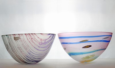 Lot 240 - A Martin Andrews 'Salsa' studio glass bowl