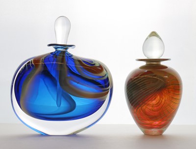 Lot 235 - Peter Layton glass scent bottle