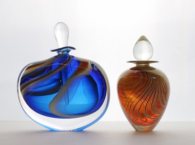 Lot 235 - Peter Layton glass scent bottle