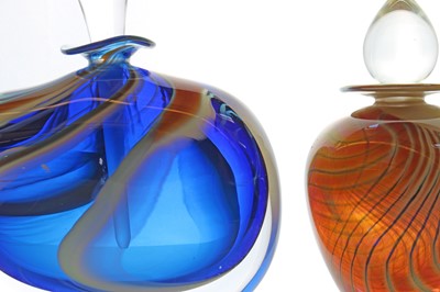 Lot 235 - Peter Layton glass scent bottle