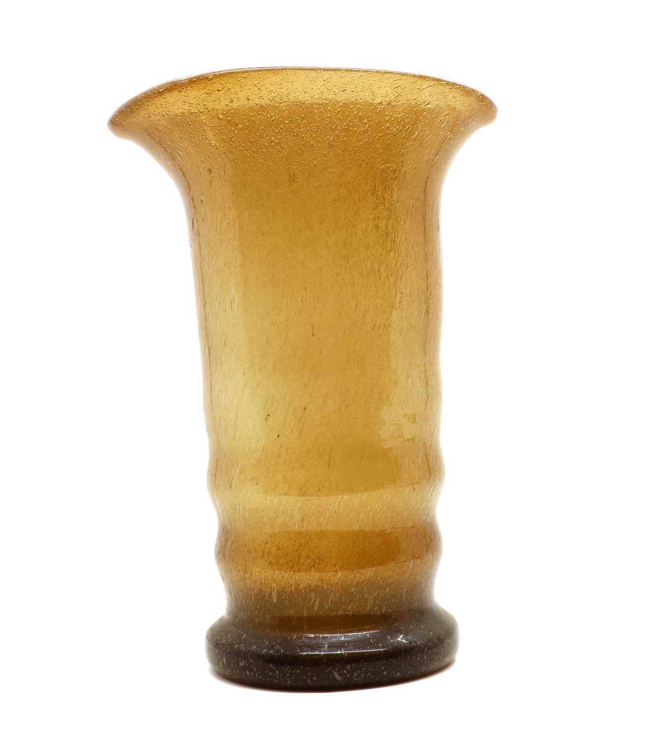 Lot 256 - A glass floor vase