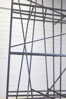 Lot 497 - A Deframe metal bookcase