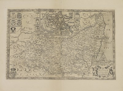 Lot 26 - MAPS: SAXTON: A Map of Suffolk