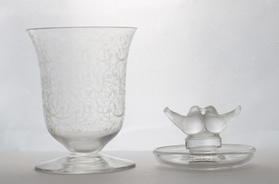 Lot 252 - A Baccarat glass vase