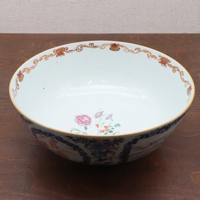 Lot 121 - A Chinese famille rose punch bowl