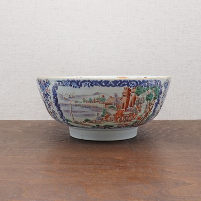 Lot 121 - A Chinese famille rose punch bowl