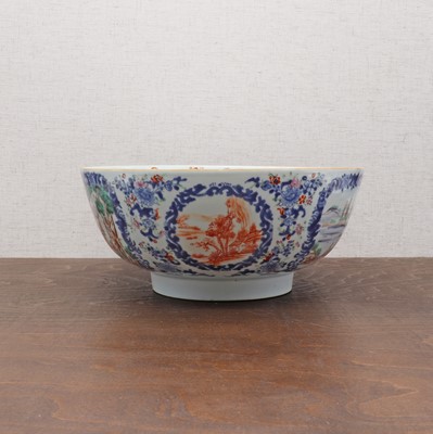 Lot 121 - A Chinese famille rose punch bowl
