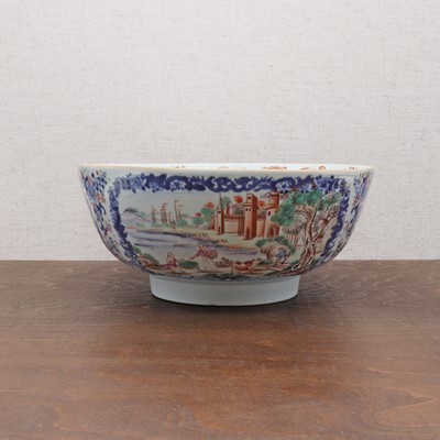 Lot 121 - A Chinese famille rose punch bowl