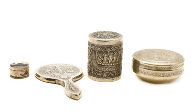 Lot 57 - A group of Indian silver items