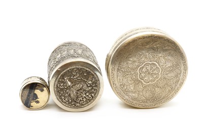 Lot 57 - A group of Indian silver items