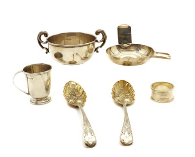 Lot 58 - A group of silver items