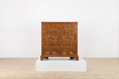 Lot 63 - A George I-style walnut bachelor’s chest