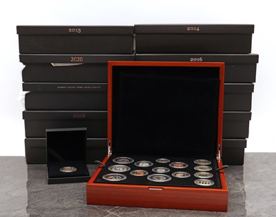 Lot 49 - A collection of 11 Royal Mint Premium Proof collections