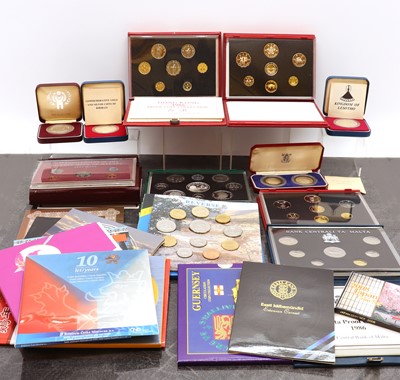 Lot 69 - A collection of principally European and world uncirculated coin sets