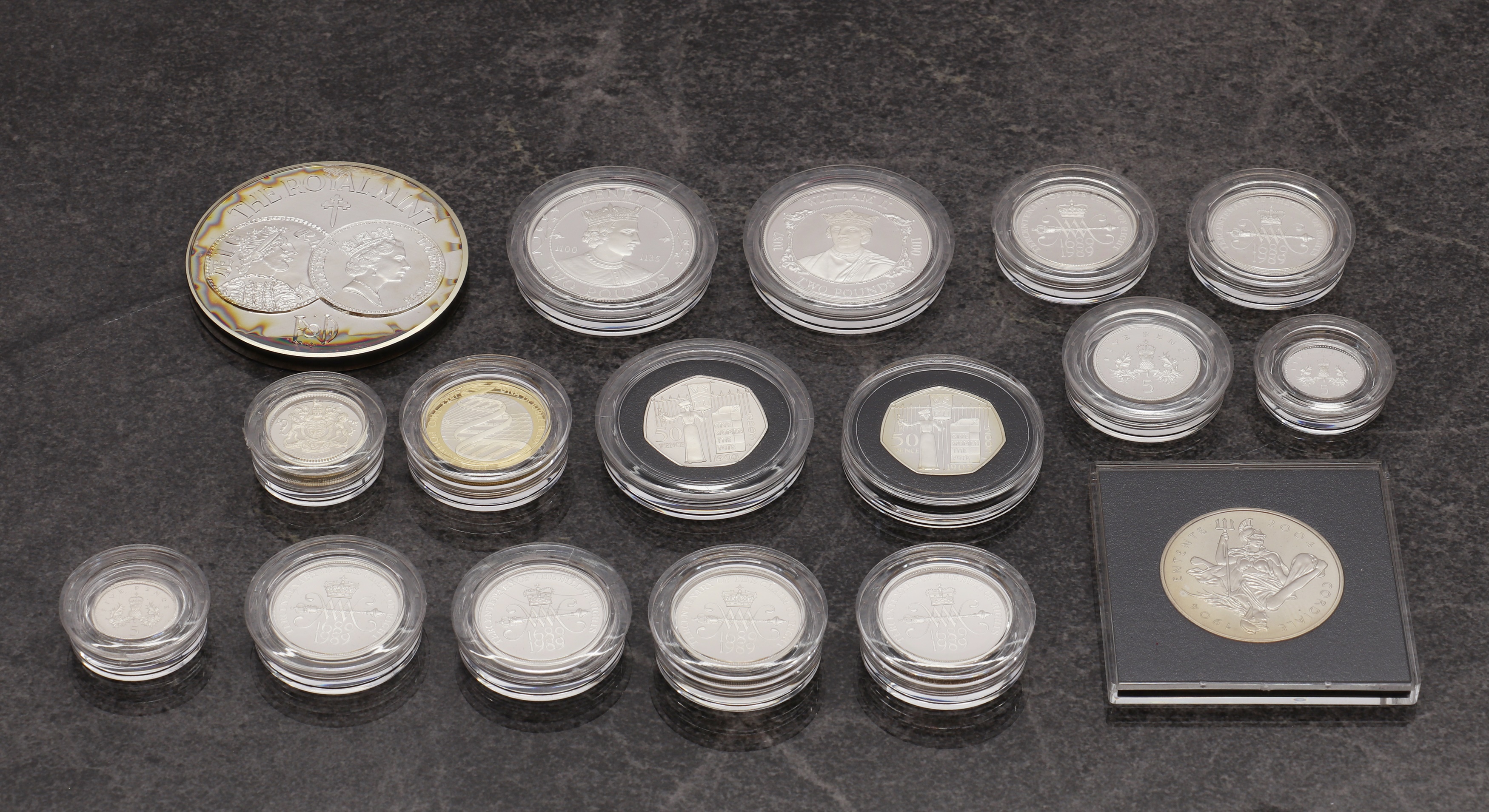 Lot 54 - A collection of Royal Mint silver proof