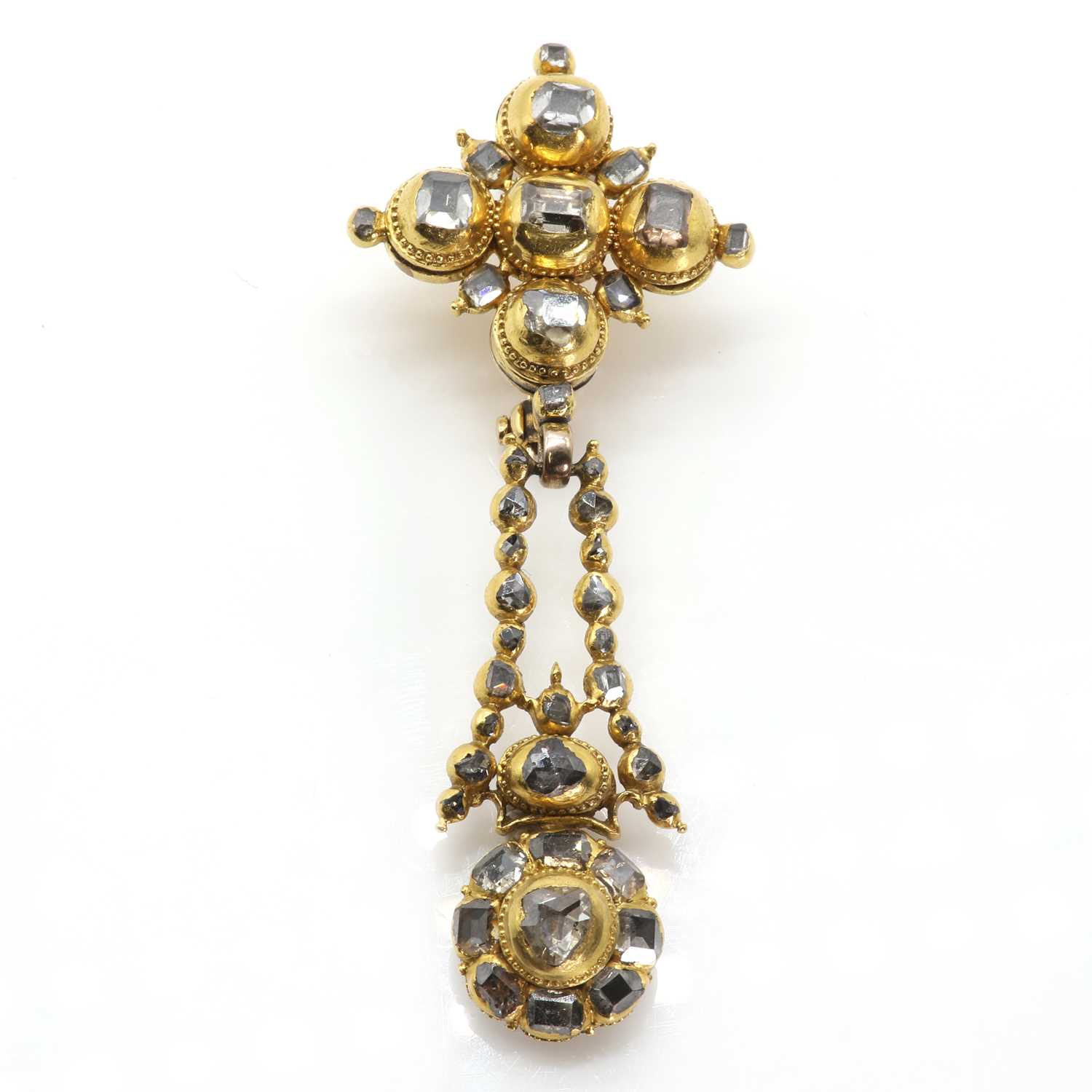 Lot 1 - A late 18th century Iberian diamond jewel