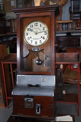 Lot 1 - A 'Betar' time recorder by The British Time Recording Company