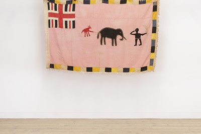 Lot 418 - A Fante Asafo flag