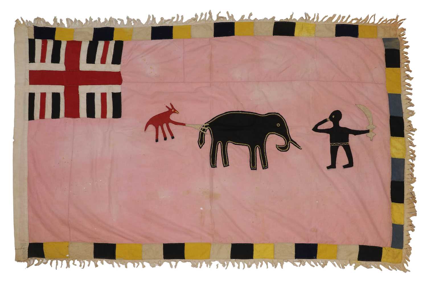 Lot 418 - A Fante Asafo flag