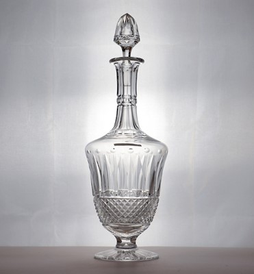 Lot 151 - A Saint Louis 'Tommy' pattern crystal glass suite