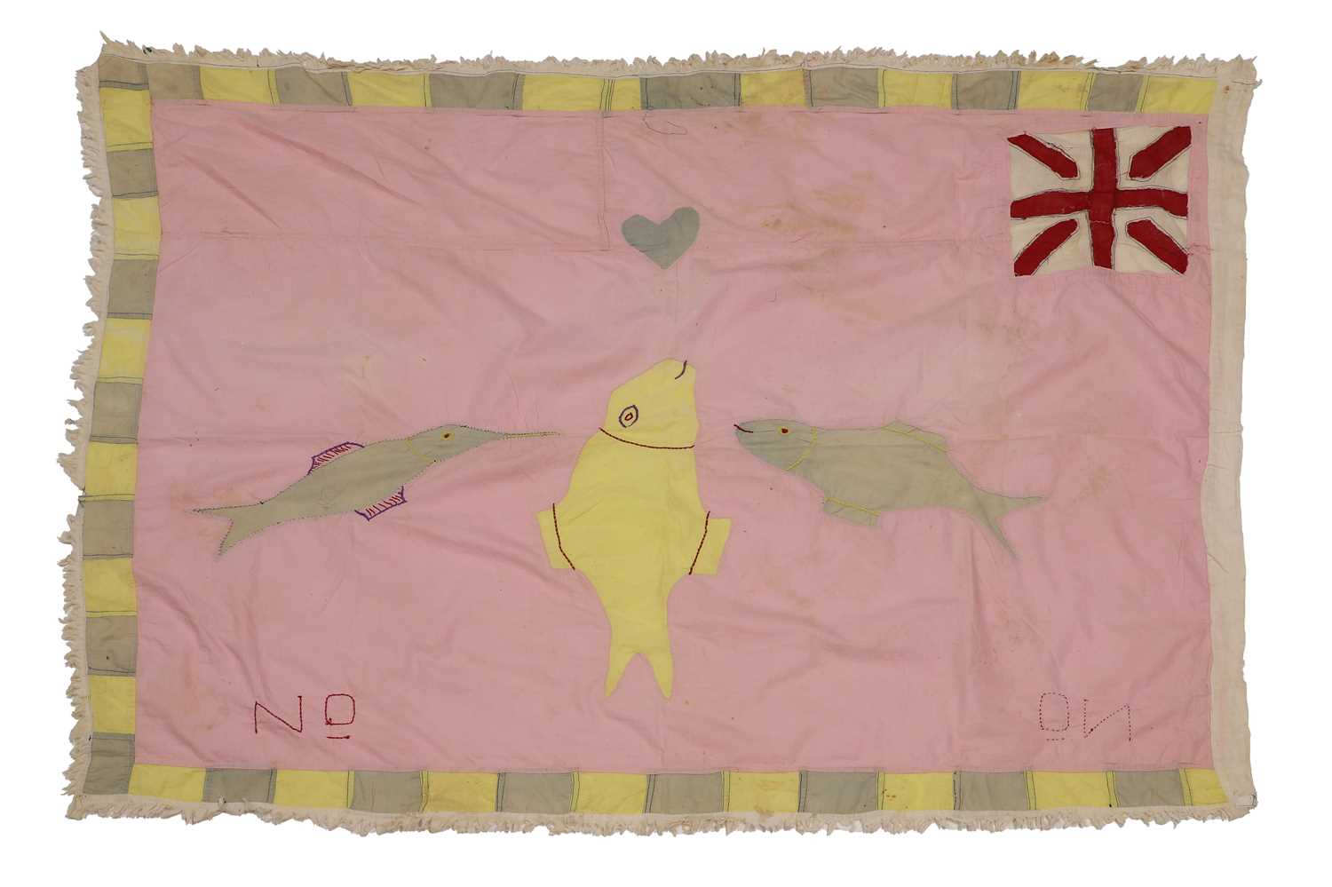 Lot 419 - A Fante Asafo flag
