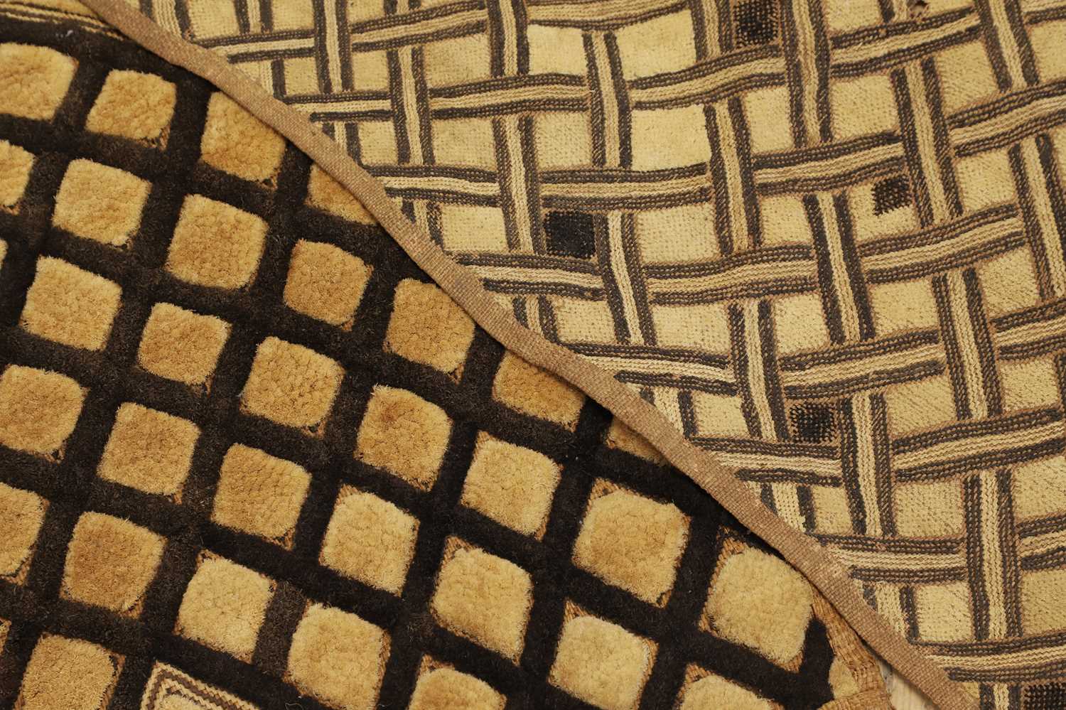 Lot 198 - A group of Kuba raffia cloths,