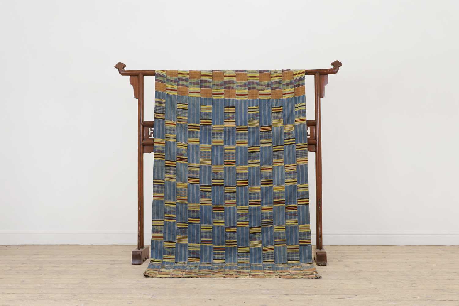 Lot 416 - An Ewe kente cloth