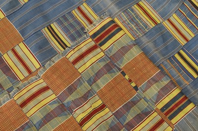 Lot 416 - An Ewe kente cloth