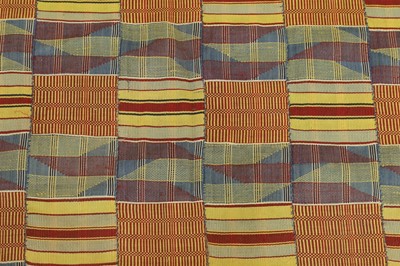 Lot 416 - An Ewe kente cloth