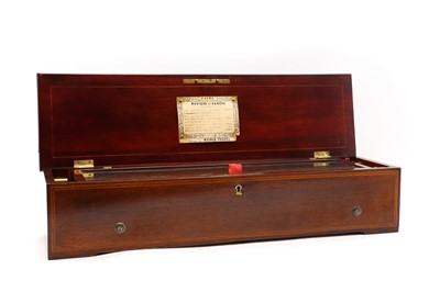 Lot 325 - A Nicole Freres rosewood music box